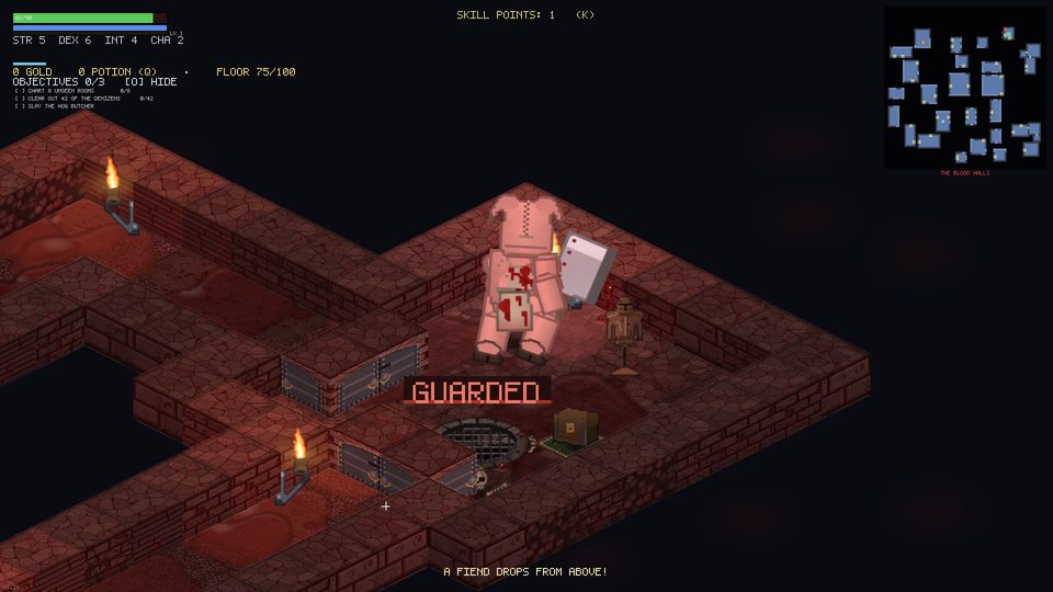 Paper Heroes screenshot: The Blood Halls