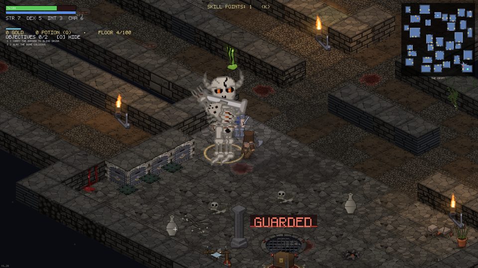 Paper Heroes screenshot: The Crypt