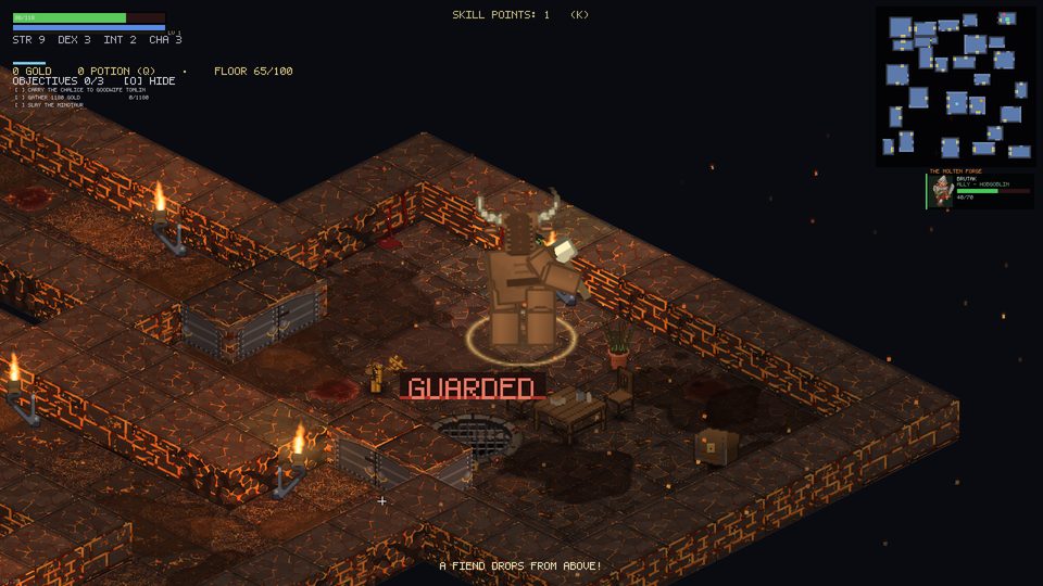 Paper Heroes screenshot: The Molten Forge