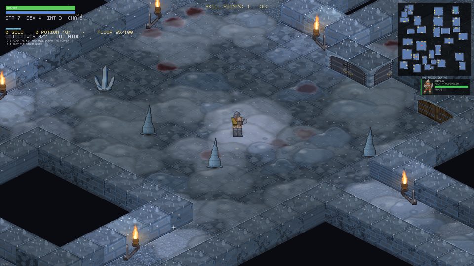 Paper Heroes screenshot: The Frozen Depths